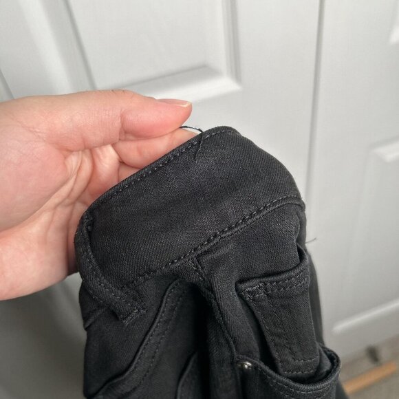 DL1961 Emma Riker Black Denim Low Rise Instasculpt Skinny Jeans Women's Size 28 - Picture 11 of 14